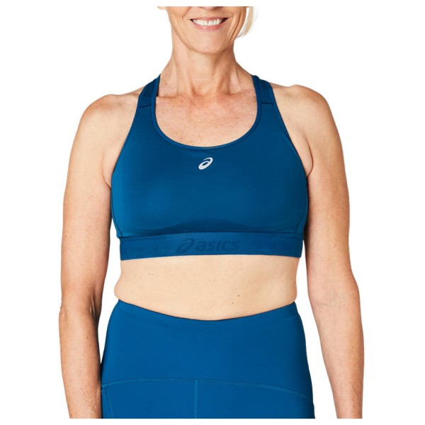 Asics - Women's Road Compression Bra - Sport-BH Gr M;S;XL;XS;XXL beige;beige/blau;rot von Asics