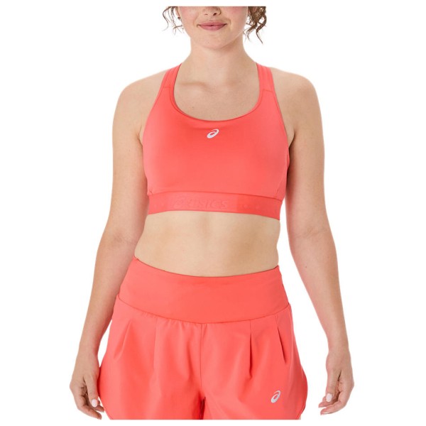 Asics - Women's Road Compression Bra - Sport-BH Gr L rot von Asics