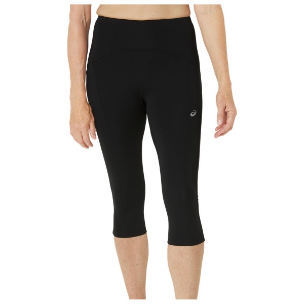 Asics - Women's Road High Waist Capri Tight - Lauftights Gr L schwarz von Asics