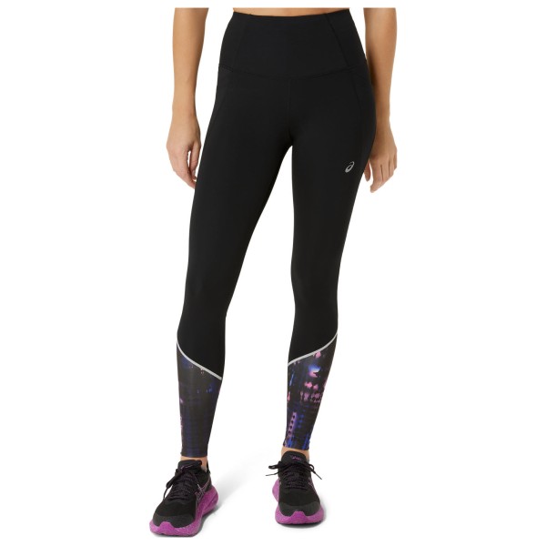 Asics - Women's Road Lite-Show Tight - Lauftights Gr L schwarz von Asics