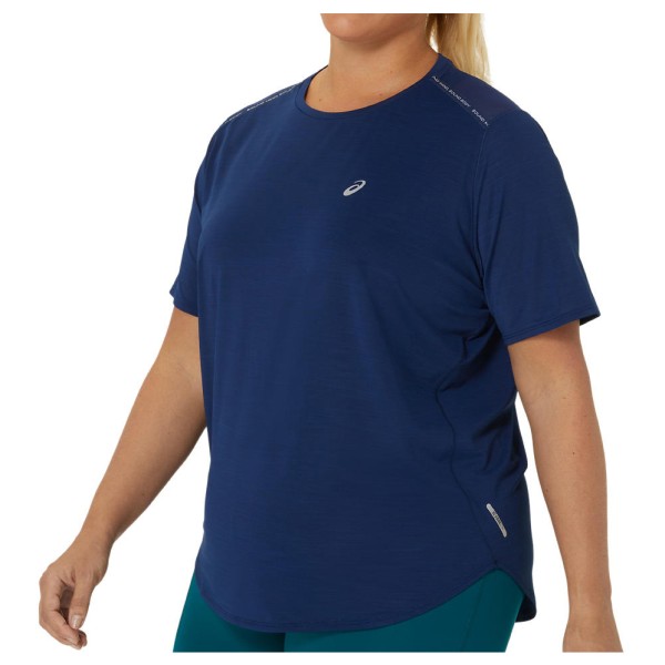 Asics - Women's Road S/S Top - Laufshirt Gr S blau von Asics