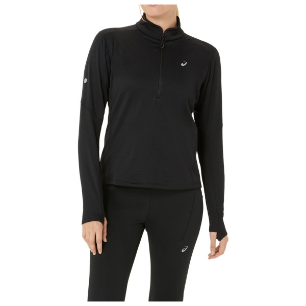 Asics - Women's Road Winter 1/2 Zip Mid Layer - Laufshirt Gr L schwarz von Asics