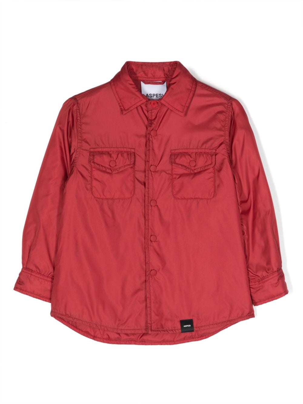 Aspesi Kids Iconic lightweight shirt jacket - Red von Aspesi Kids