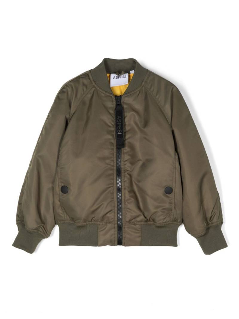 Aspesi Kids bomber jacket - Green von Aspesi Kids