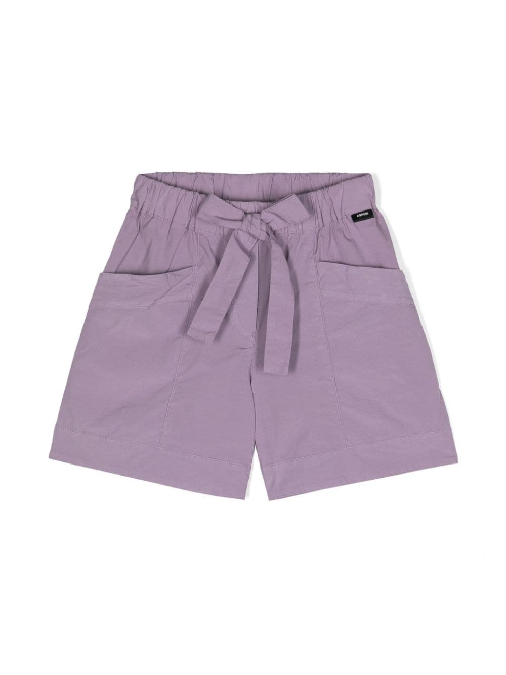 Aspesi Kids bow-detailing shorts - Purple von Aspesi Kids