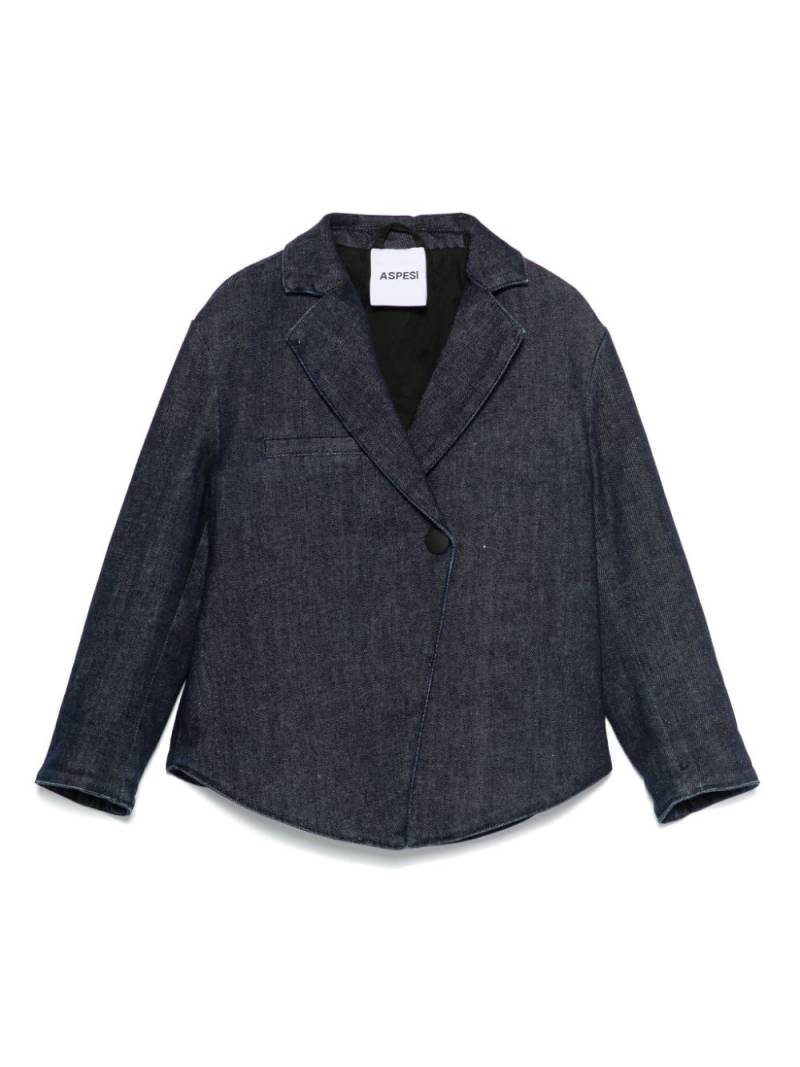 Aspesi Kids denim blazer - Blue von Aspesi Kids