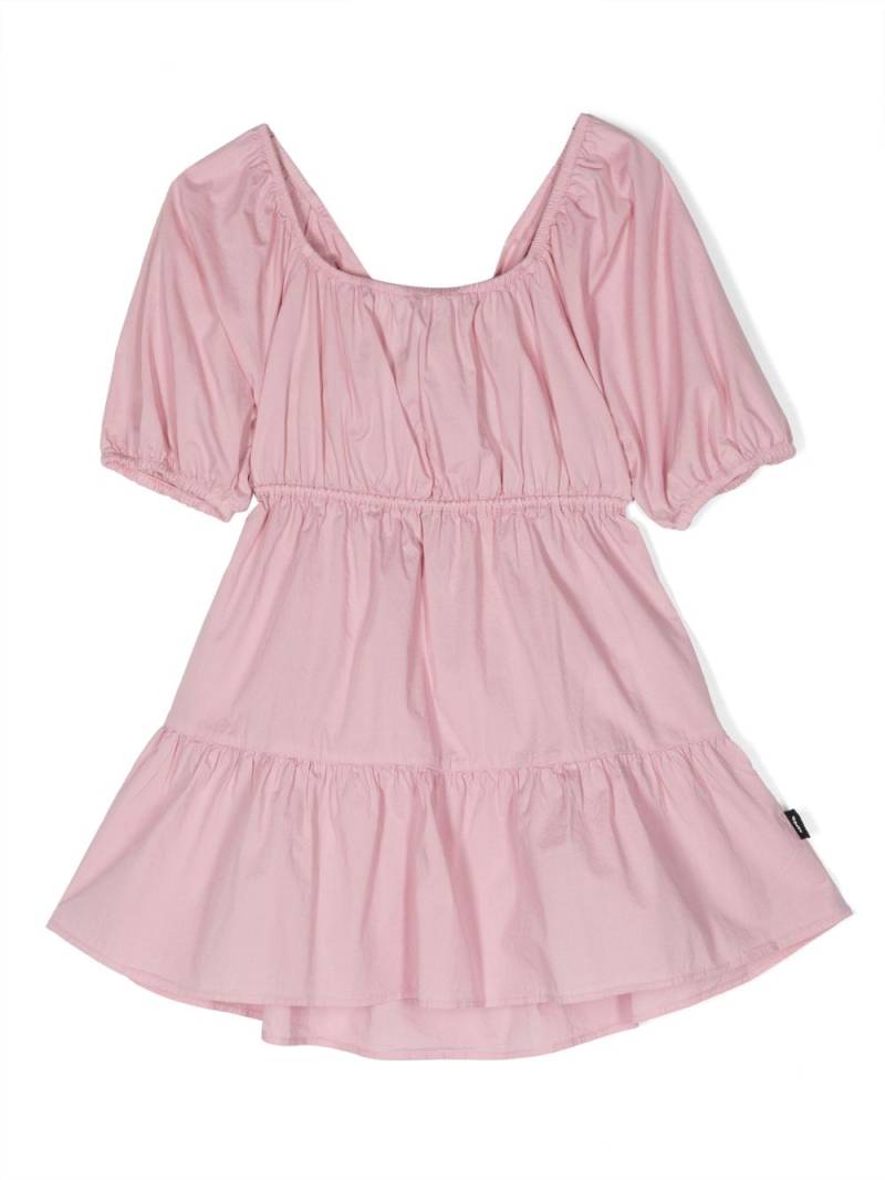 Aspesi Kids puff-sleeve fluted dress - Pink von Aspesi Kids