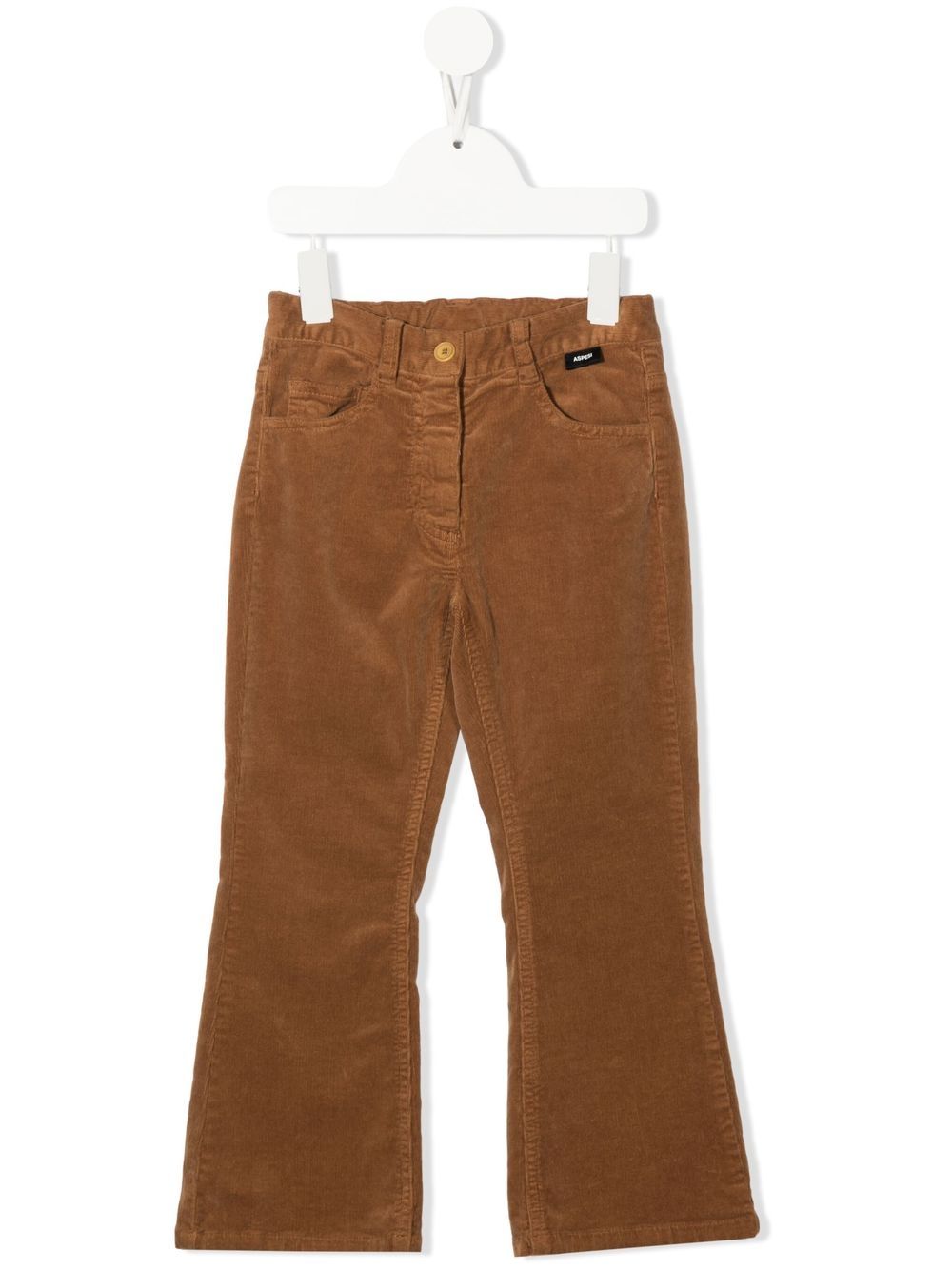 Aspesi Kids straight-leg corduroy trousers - Brown von Aspesi Kids