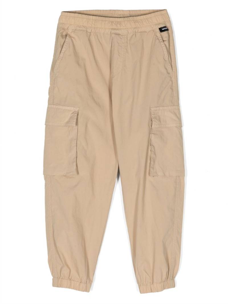 Aspesi Kids tapered cargo trousers - Neutrals von Aspesi Kids