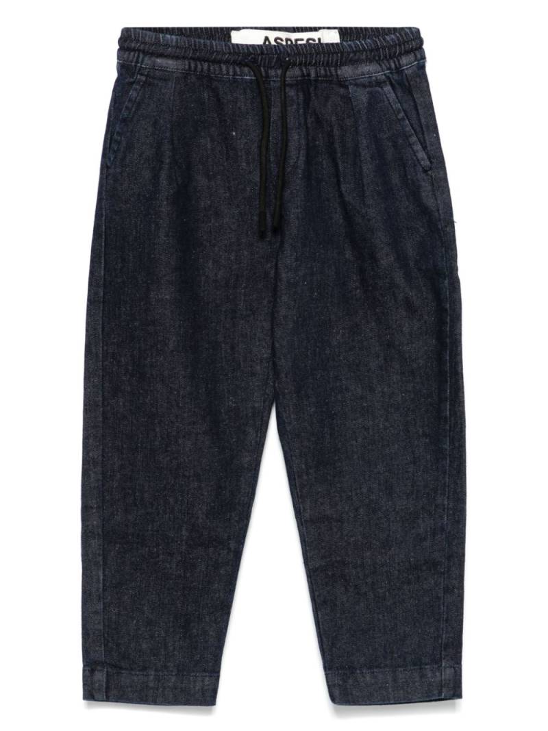 Aspesi Kids tapered jeans - Blue von Aspesi Kids