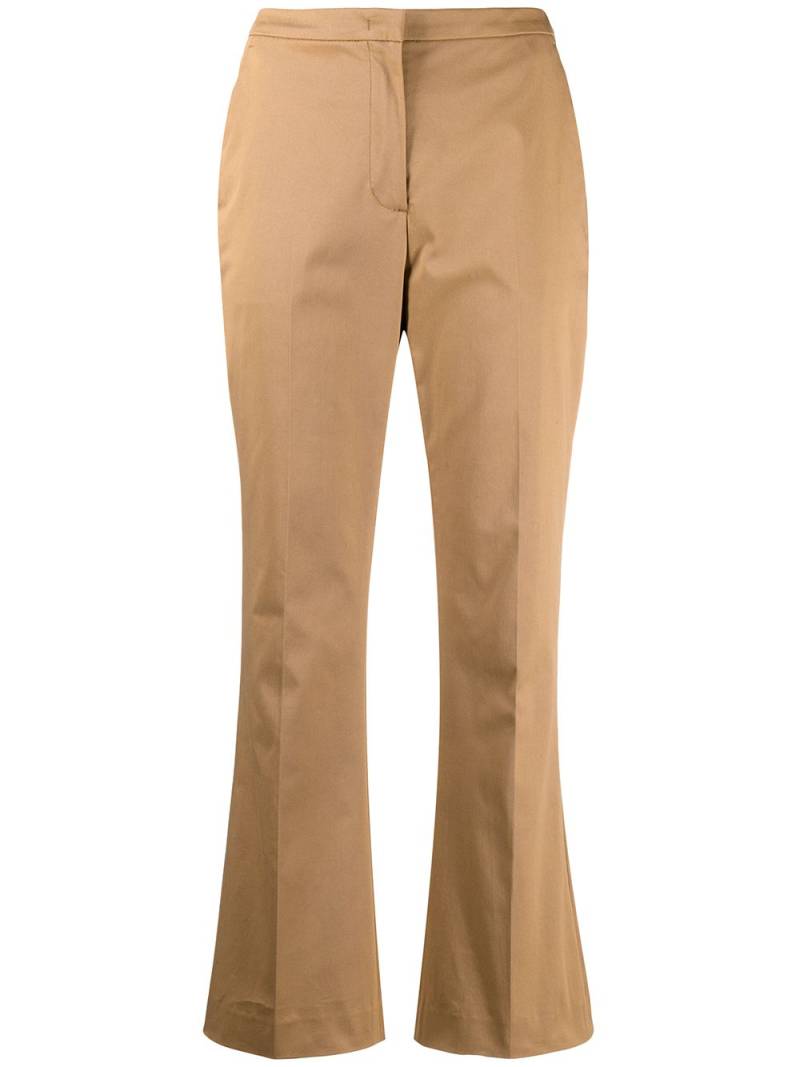 ASPESI cropped kick-flare trousers - Neutrals von ASPESI