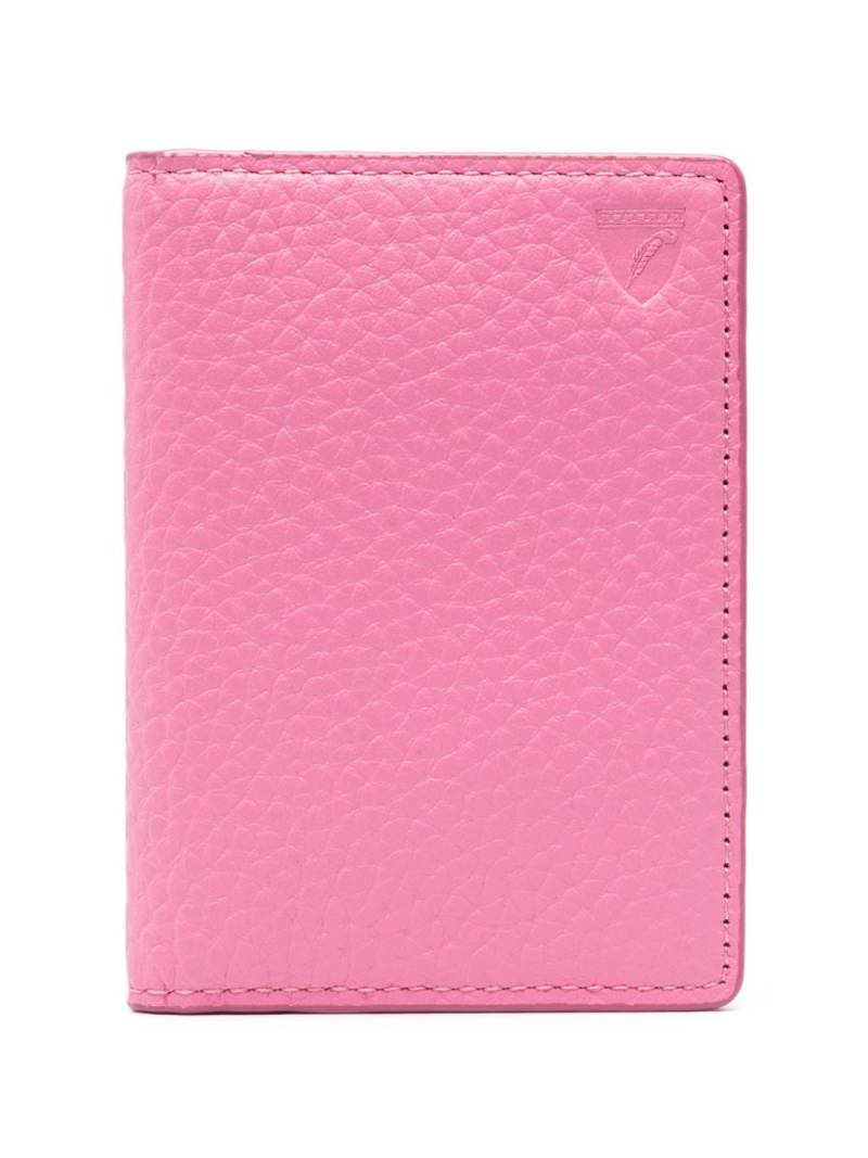 Aspinal Of London Double bi-fold cardholder - Pink von Aspinal Of London