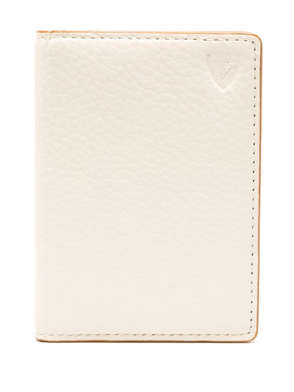 Aspinal Of London Double leather cardholder - White von Aspinal Of London