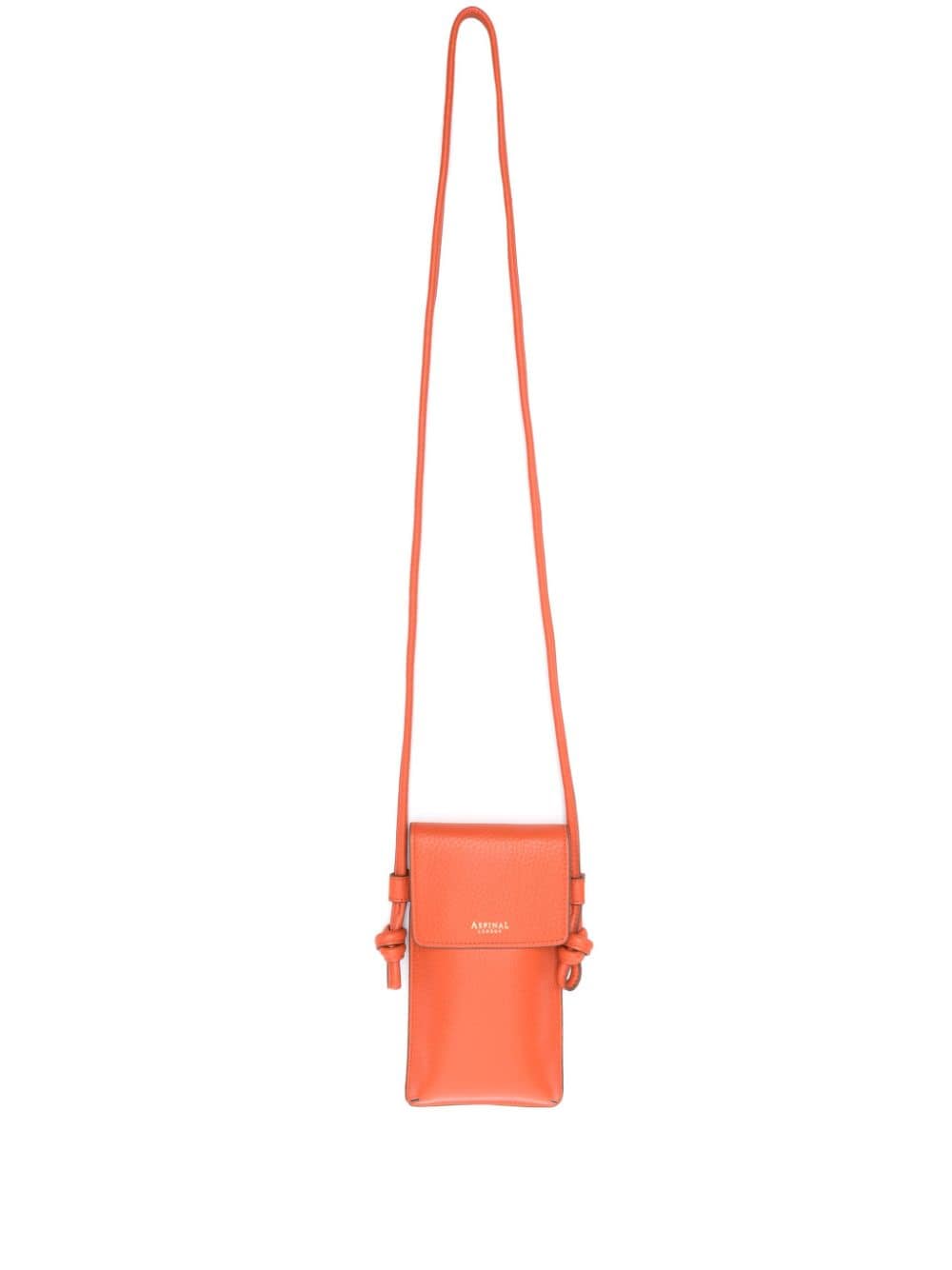 Aspinal Of London Ella leather crossbody bag - Orange von Aspinal Of London