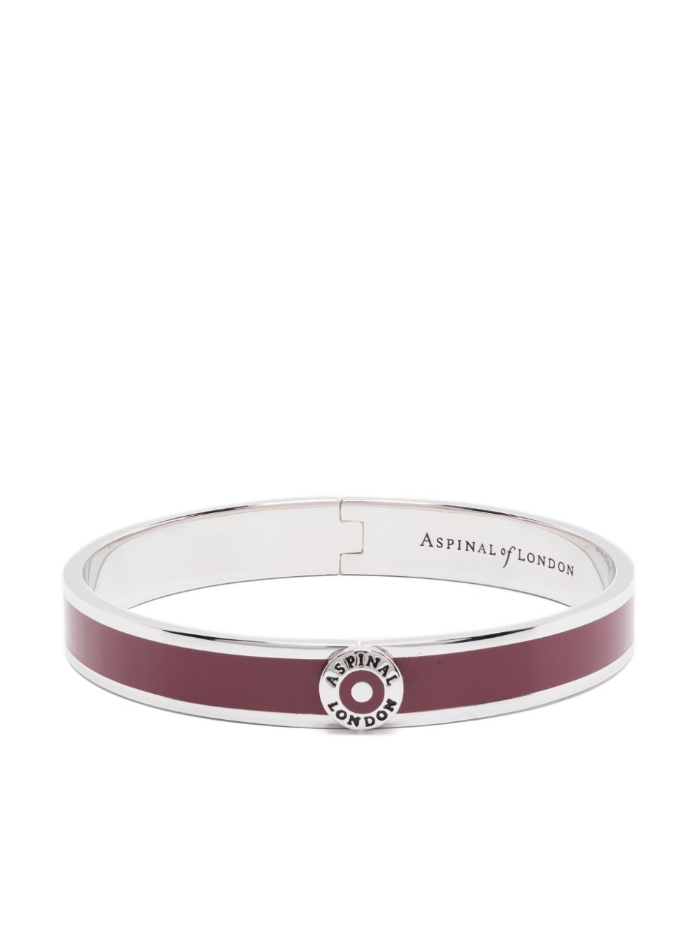 Aspinal Of London Enamel bangle bracelet - Silver von Aspinal Of London