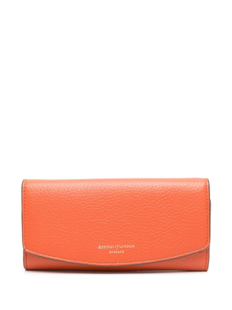 Aspinal Of London Essential leather wallet - Orange von Aspinal Of London