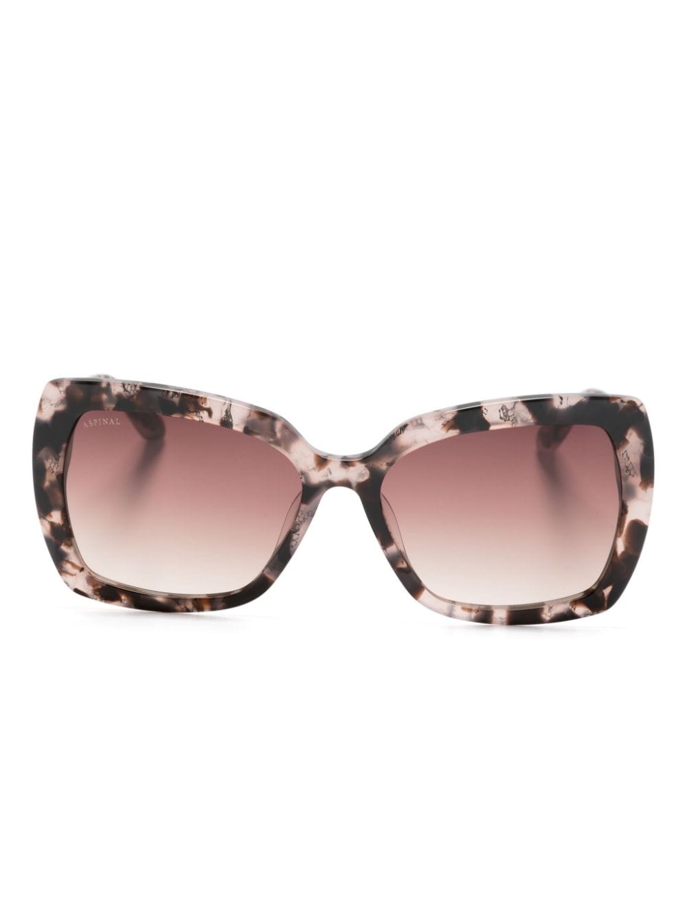 Aspinal Of London Helene square-frame sunglasses - Pink von Aspinal Of London