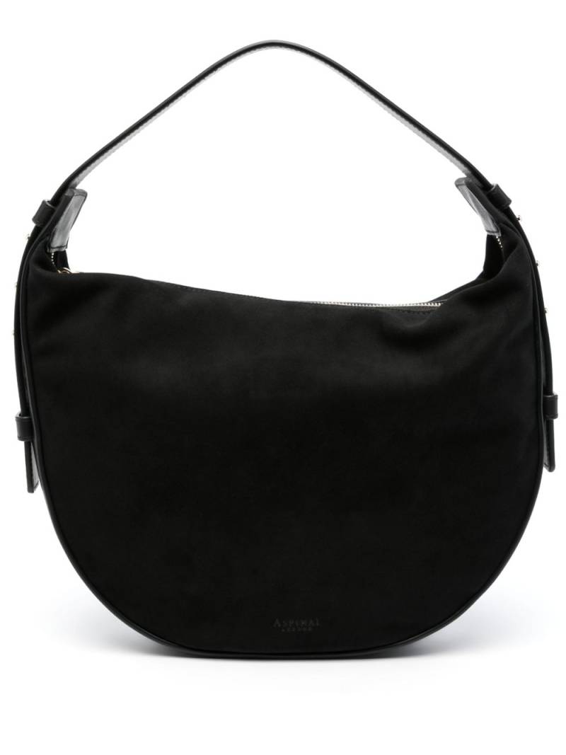 Aspinal Of London Hobo Crescent shoulder bag - Black von Aspinal Of London