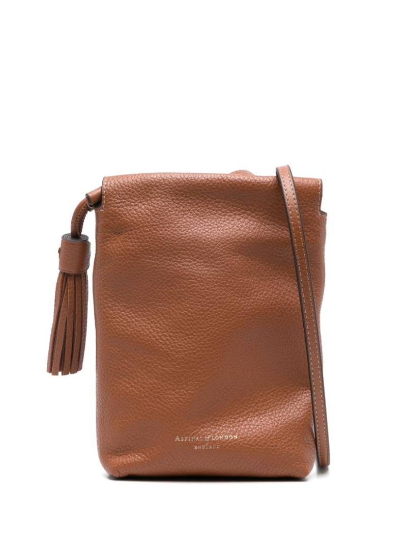 Aspinal Of London Hudson cross body bag - Brown von Aspinal Of London