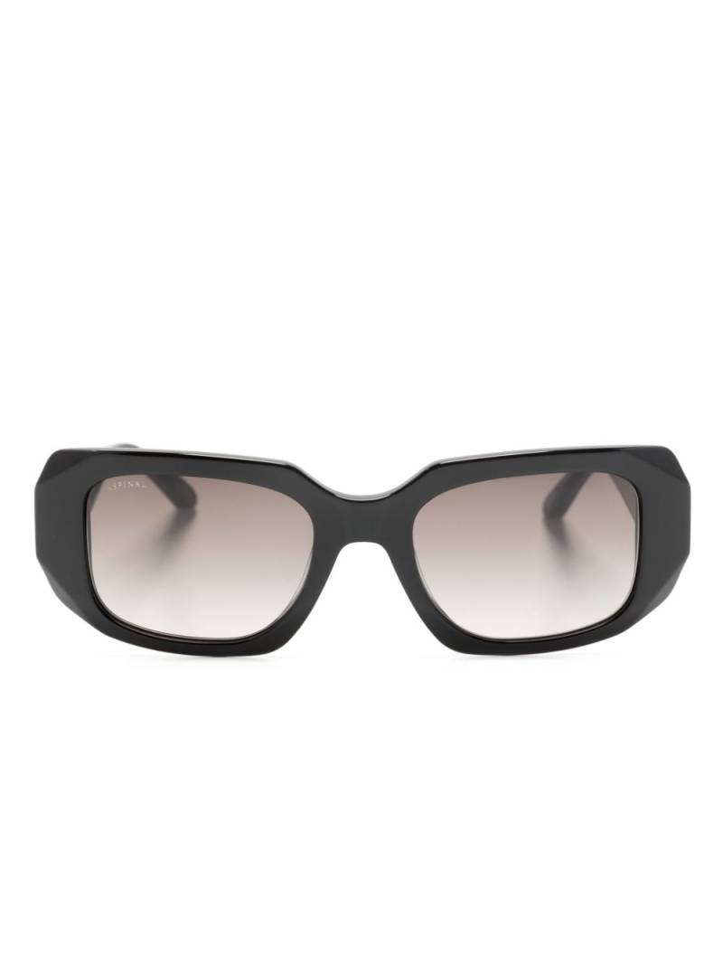 Aspinal Of London Kiran rectangle-frame sunglasses - Black von Aspinal Of London