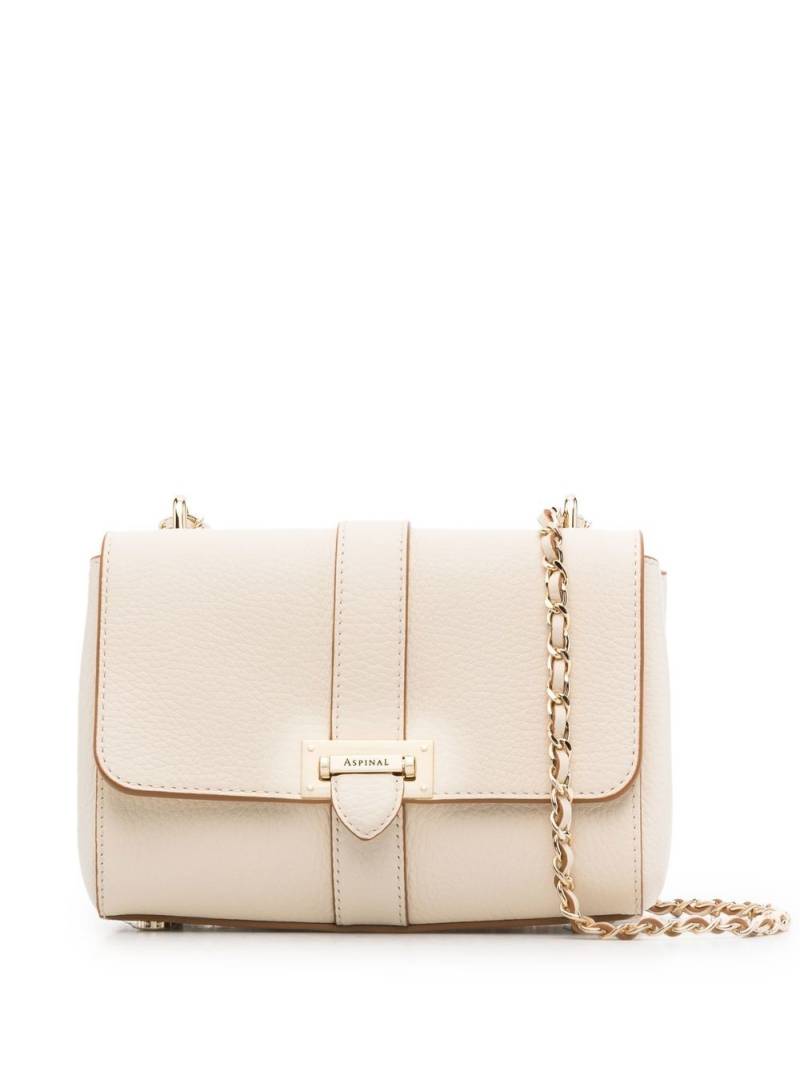 Aspinal Of London Lottie leather crossbody bag - Neutrals von Aspinal Of London