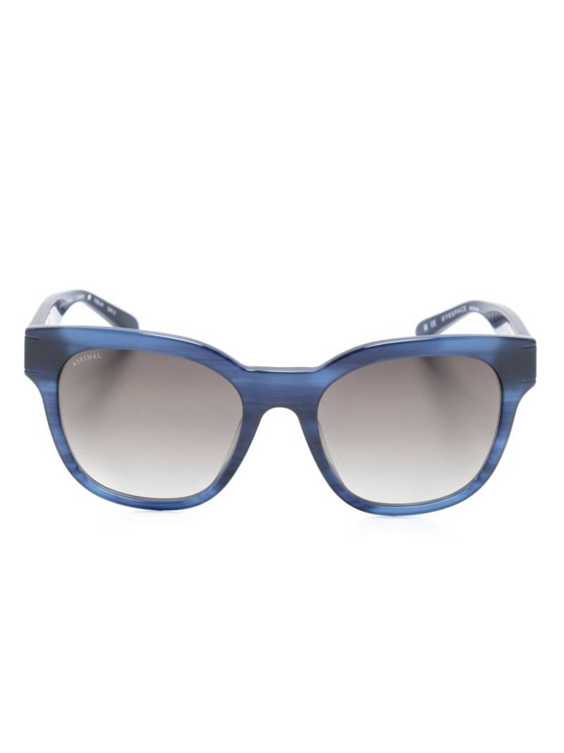 Aspinal Of London Lumiere square-frame sunglasses - Blue von Aspinal Of London