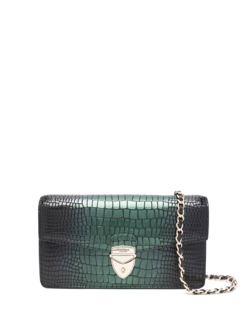 Aspinal Of London Mayfair 2 clutch bag - Green von Aspinal Of London