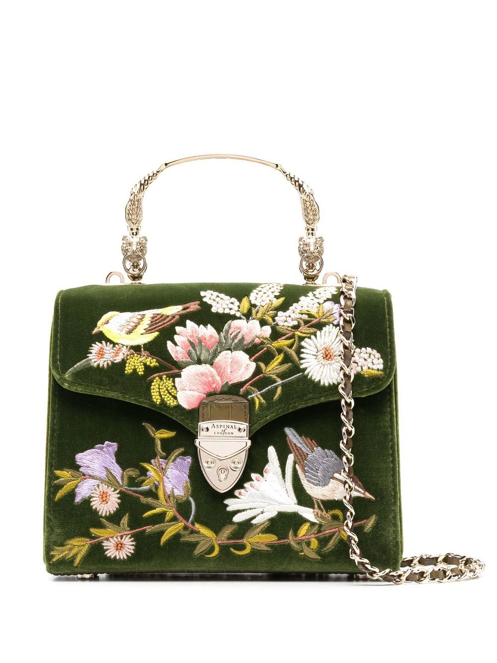 Aspinal Of London Midi Mayfair top-handle bag - Green von Aspinal Of London