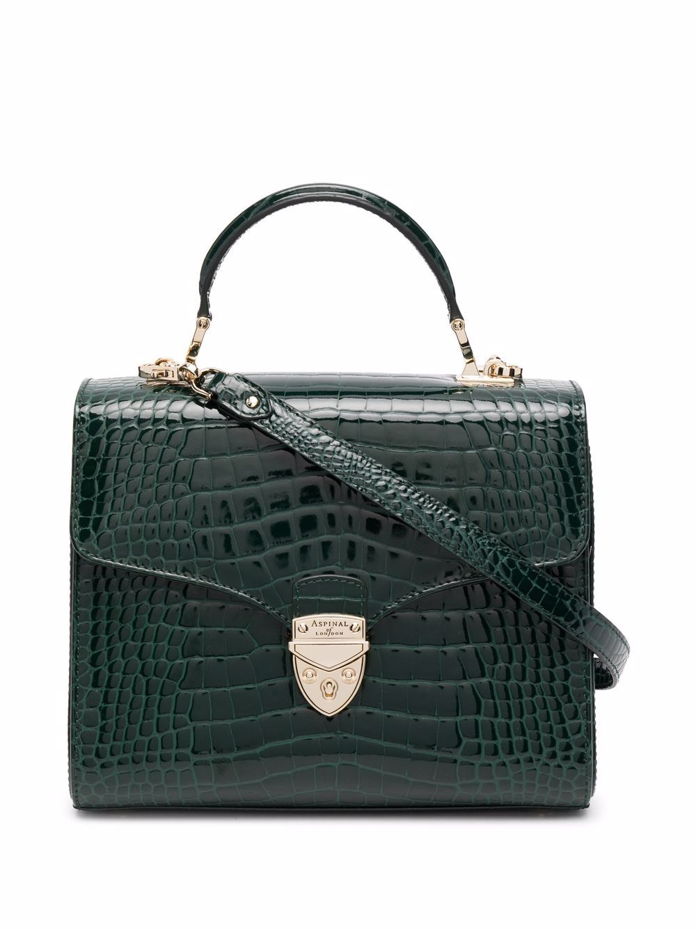 Aspinal Of London Mayfair top-handle bag - Green von Aspinal Of London