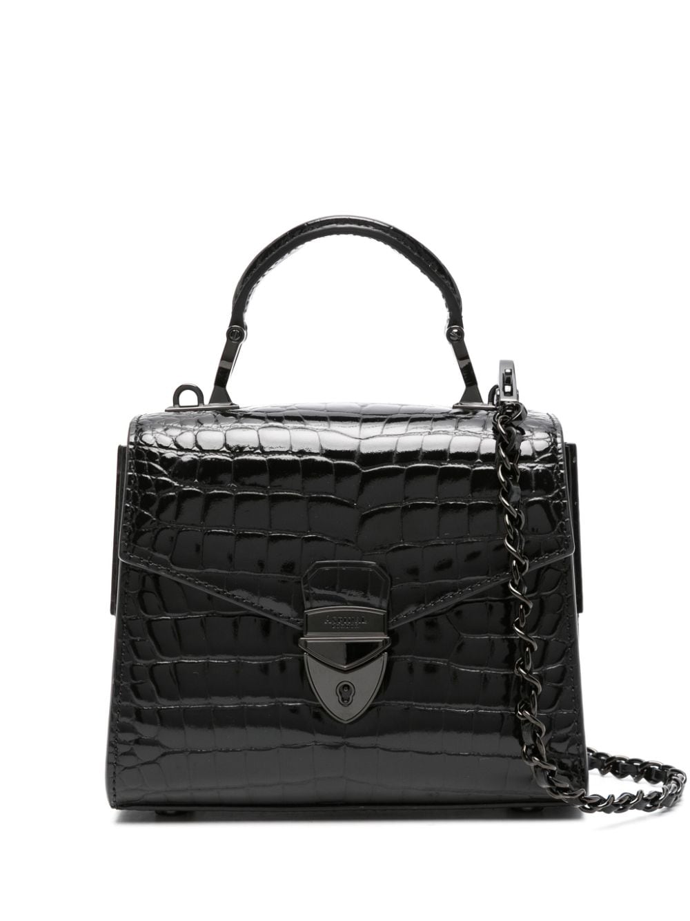 Aspinal Of London Mayfair leather mini bag - Black von Aspinal Of London