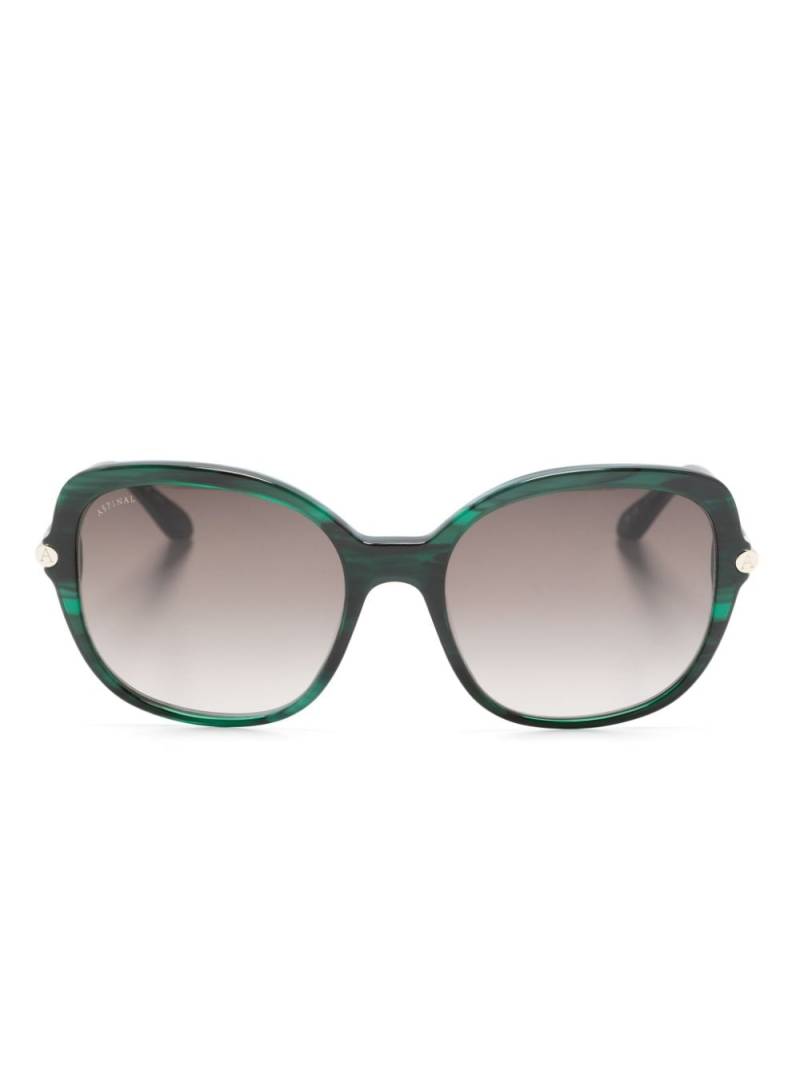 Aspinal Of London Nova oversize-frame sunglasses - Green von Aspinal Of London