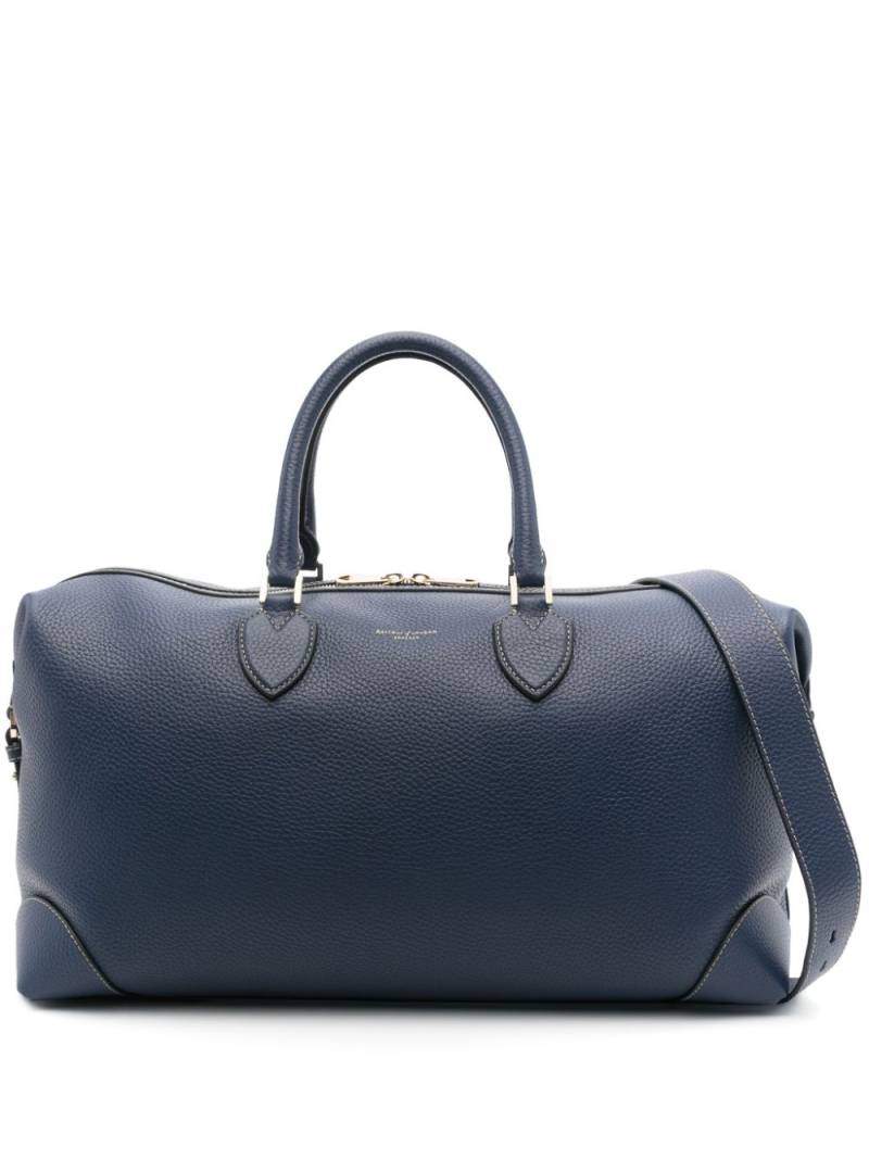 Aspinal Of London The Resort leather holdall - Blue von Aspinal Of London