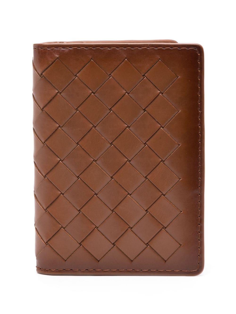 Aspinal Of London folded leather card holder - Brown von Aspinal Of London