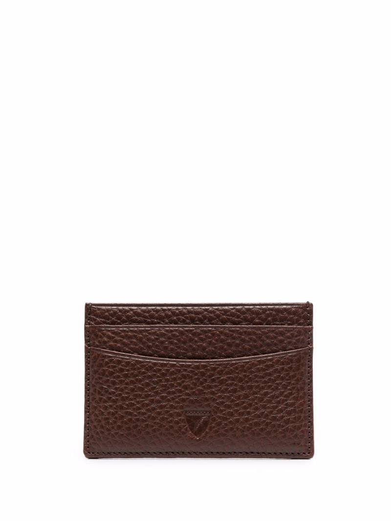 Aspinal Of London grained leather cardholder - Brown von Aspinal Of London