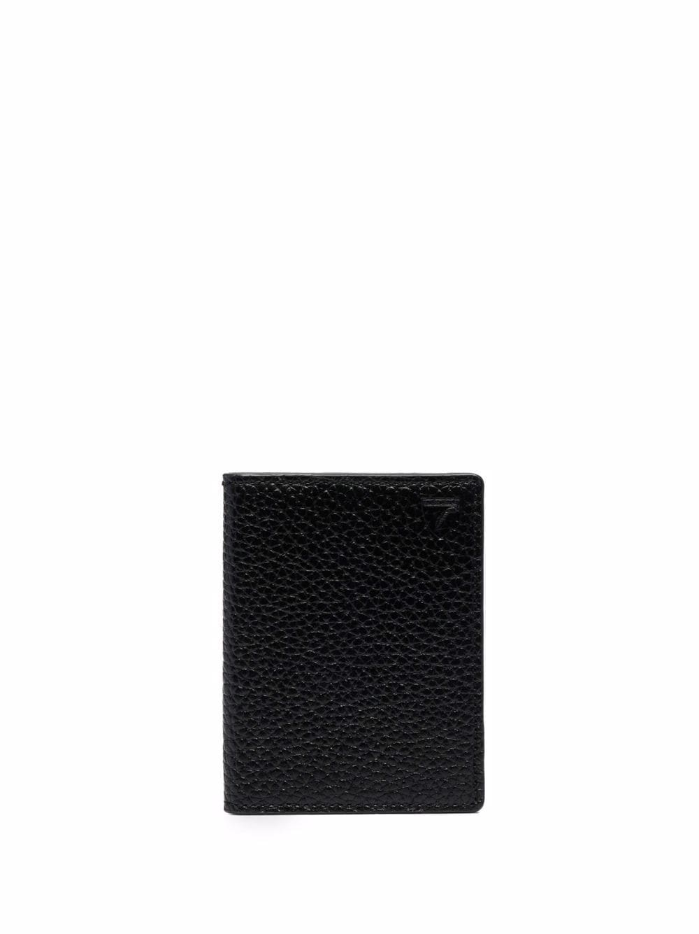 Aspinal Of London grained leather travel wallet - Black von Aspinal Of London