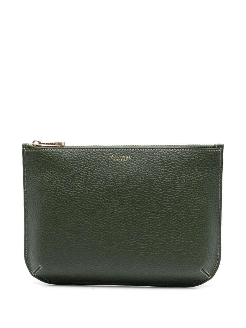 Aspinal Of London large Ella make up bag - Green von Aspinal Of London