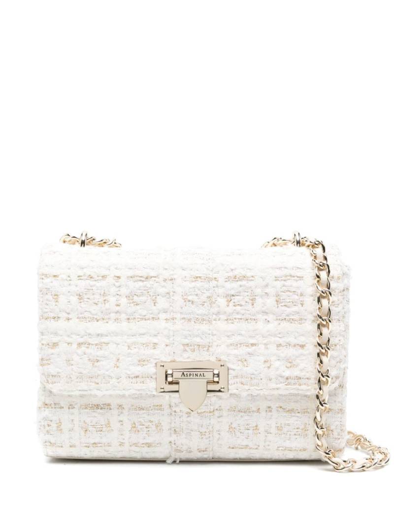 Aspinal Of London large Lottie shoulder bag - White von Aspinal Of London