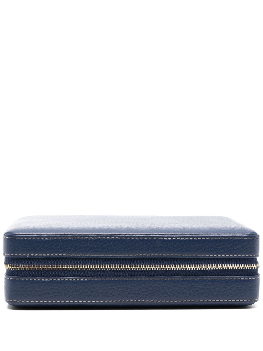 Aspinal Of London large Travel jewellery box 15cm x 21cm - Blue von Aspinal Of London