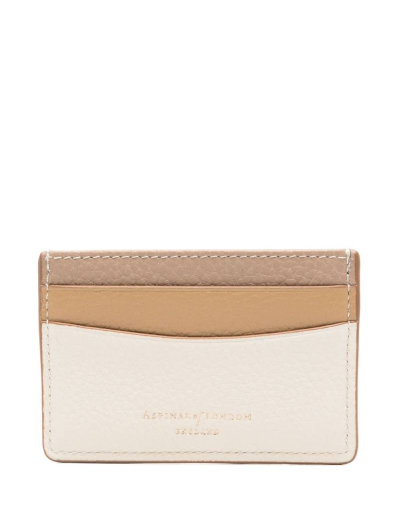 Aspinal Of London leather card holder - Neutrals von Aspinal Of London