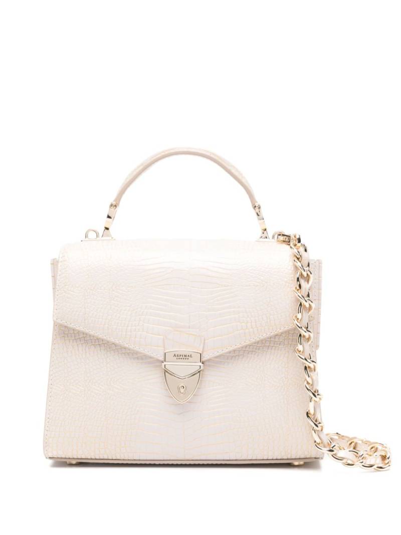 Aspinal Of London Midi Mayfair 2 top-handle bag - White von Aspinal Of London