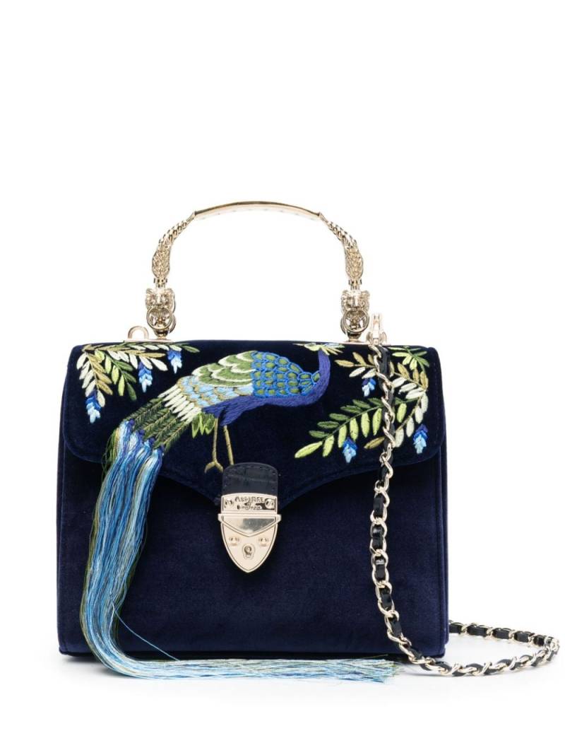 Aspinal Of London Midi Mayfair top-handle bag - Blue von Aspinal Of London