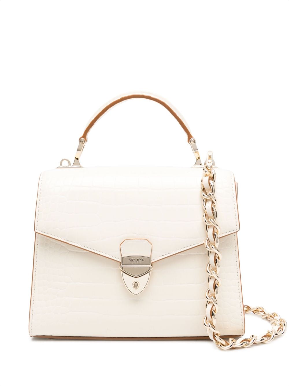 Aspinal Of London Midi Mayfair top-handle bag - Neutrals von Aspinal Of London