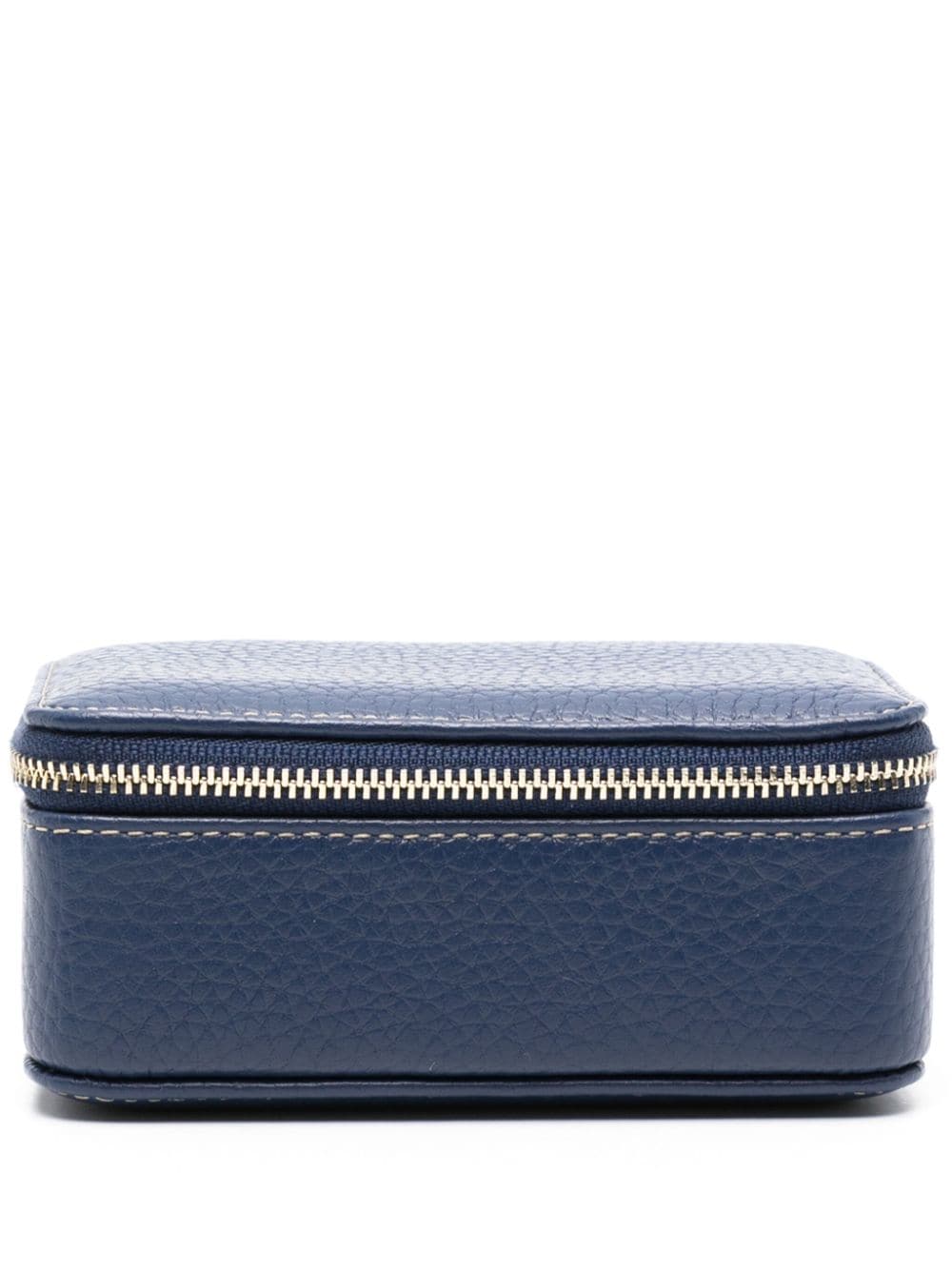 Aspinal Of London medium Travel jewellery box 9cm x 12cm - Blue von Aspinal Of London