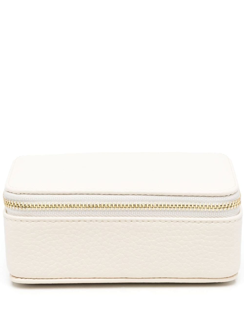 Aspinal Of London medium travel leather jewellery case - Neutrals von Aspinal Of London