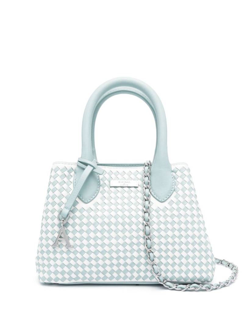 Aspinal Of London mini Paris crossbody bag - Blue von Aspinal Of London