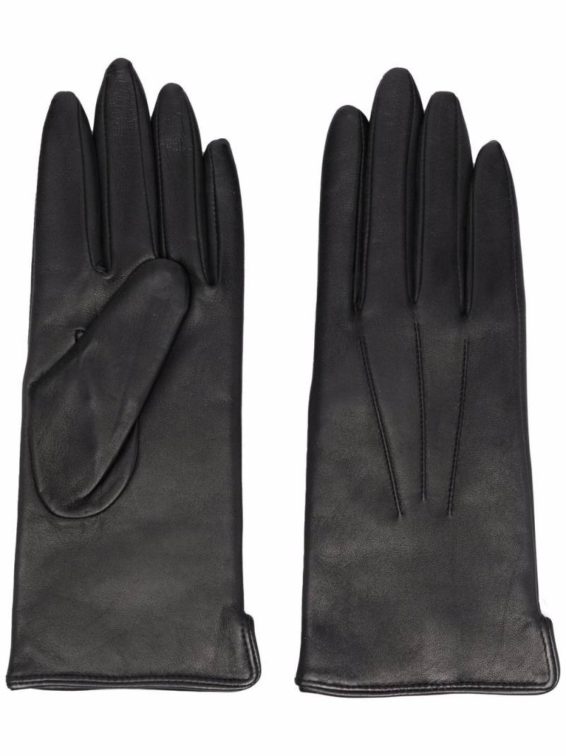 Aspinal Of London tonal stitching gloves - Black von Aspinal Of London