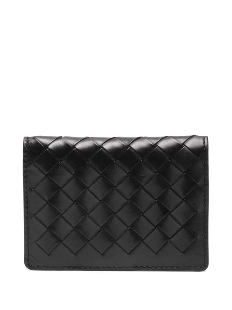 Aspinal Of London woven-design bi-fold cardholder - Black von Aspinal Of London