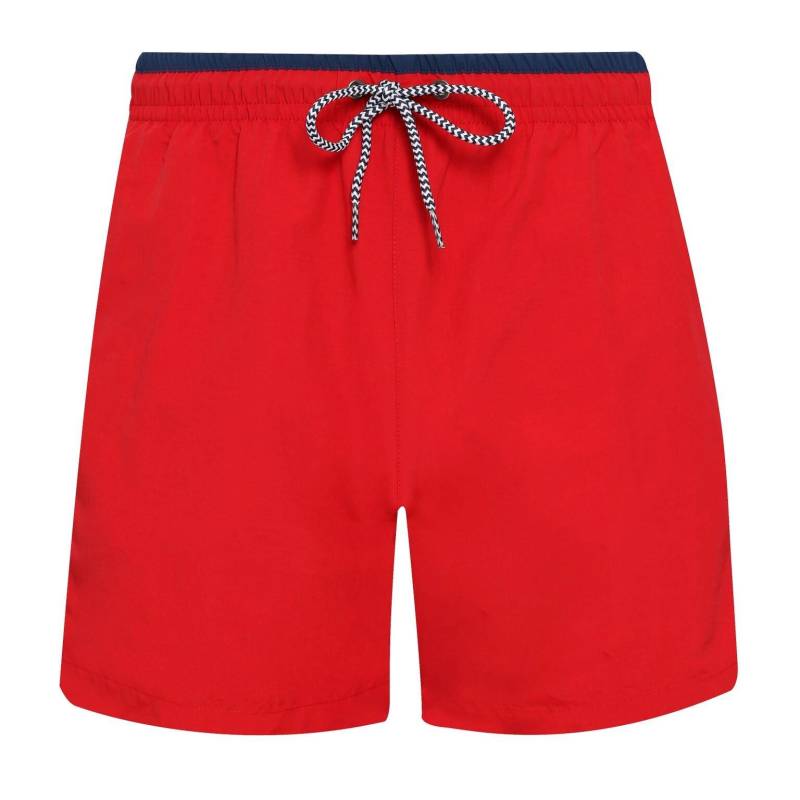 Badeshorts Herren Rot Bunt XL von Asquith & Fox