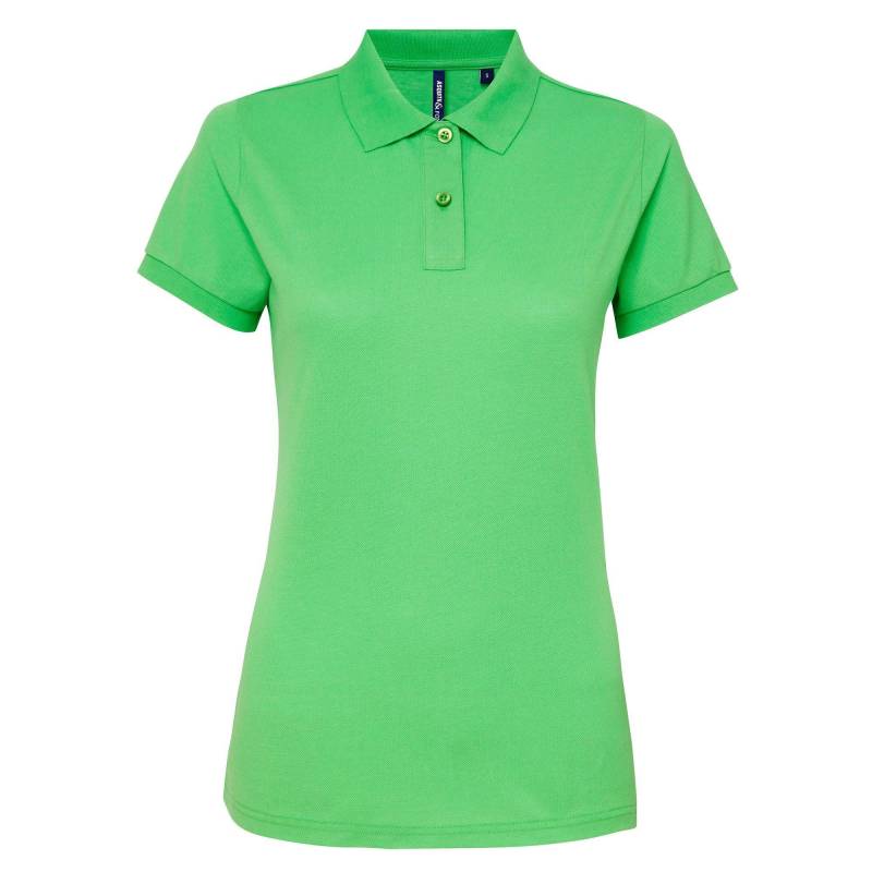 Kurzarm Performance Blend Polo Shirt Damen Limone S von Asquith & Fox