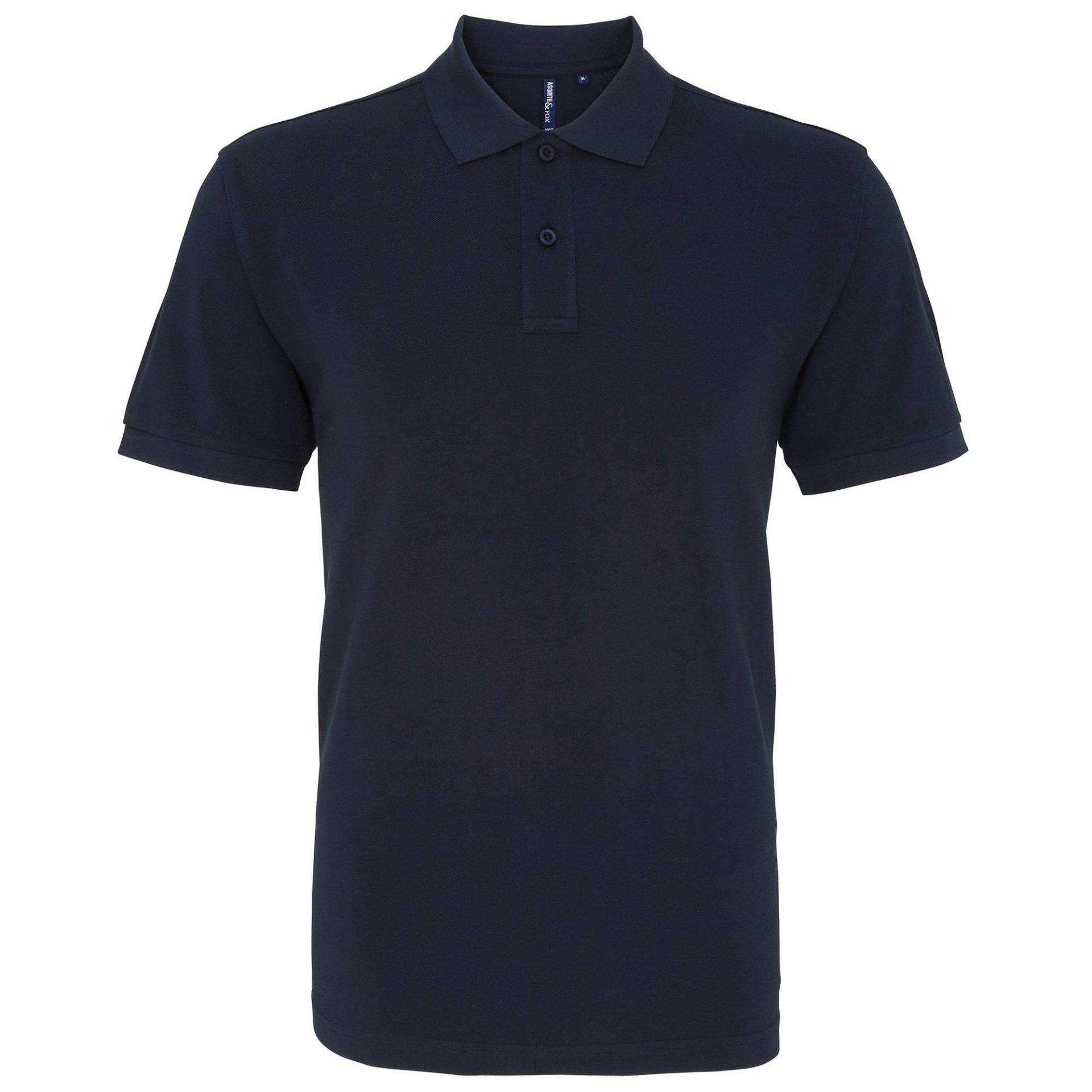 Poloshirt, Kurzarm Herren Marine 3XL von Asquith & Fox